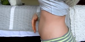 6 weeks pregnant belly picture